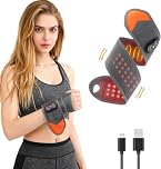 Red Light Therapy for Wrist,Portable 660nm/850nm 36 Red Light Beads Red Light Therapy for Hands with Three-Level Light Adjustment Function and Vibration Massage Effect,Therawrap for Carpal Tunnel