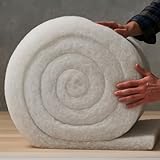 Opulent Home Loft Insulation Roll – L8M x W370mm x T50mm – Eco Thermal Polyester for Building & Roof – Itch-Free, Moisture Resistant & Easy to Install – Energy Saving Loft & Wall Insulation