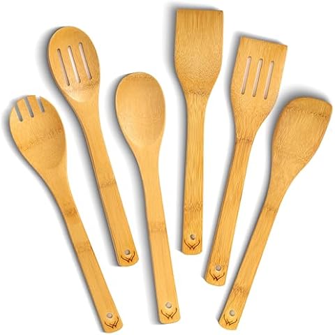 Woodlands-USA Bamboo Cooking Utensil Set Cover