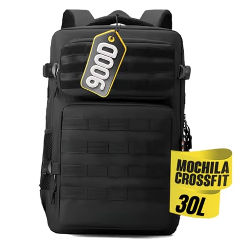 Netiners - Mochila Crossfit Hombre Militar 30l Ideal Para Gimnasio, Cabina Viaje,Camping, Mochila Táctica Carga Pesada, Bolsillo Interno Mochila Supervivenvia Y Montañismo Netiners - Mochila Crossfit Hombre Militar 30l Ideal Para Gimnasio, Cabina Viaje,Camping, Mochila Táctica Carga Pesada, Bolsillo Interno Mochila Supervivenvia Y Montañismo