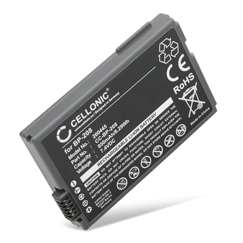 subtel® BP-208,BP-208DG Battery Replacement for Canon DC20 DC100 DC10 DC40 DC95 DC19 DC21, Elura, MVX, Optura BP-208 700mAh Camera Spare Backup Power Pack