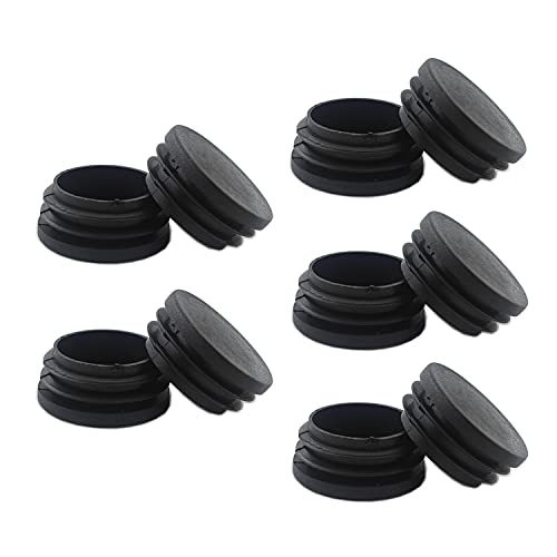 Image of 10PCS Round Plastic Plug,ULIFESTAR Pipe Tubing End Cap, Round Plastic Tubing Plug,Durable Chair Glide for Chair Table Stool and Furniture Leg,Pipe,Plastic Hole Plug,Tube Pipe Hole Diameter 42mm /1.65''