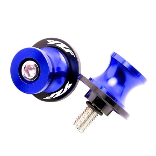 NFNVEKESD Diábolos para Moto para Y&amaha para YZF R1 R3 R25 R6 para YZF-R3 para YZF-R1 para YZF-R6 1999-2020 2021 2022 Tornillos Soporte Deslizante De Carrete Basculante Motocicleta(Blue)