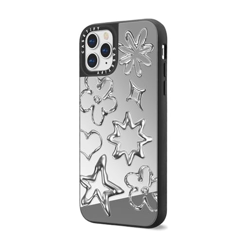 Coque miroir iPhone 12 Pro antichoc MagSafe CASETiFY noir - 2