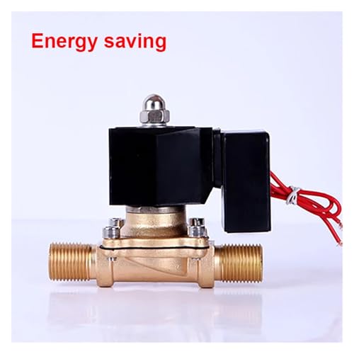 Solénoïde 1/2 laiton normalement fermé AC220V DC24V vanne eau - 6