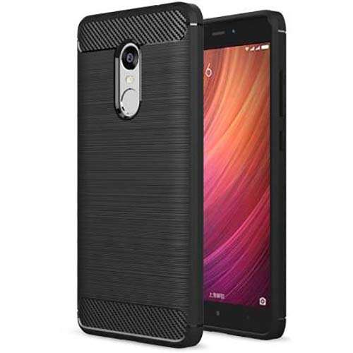 Amazon Brand - Solimo Back Cover for Xiaomi Redmi Note 5 (Rubber | Black)