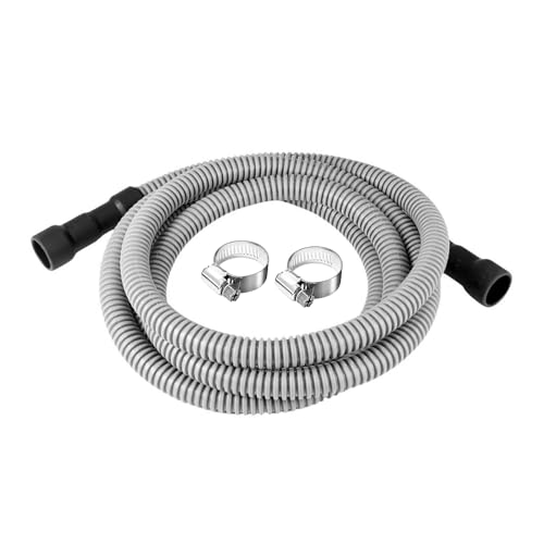Dishwasher Drain Hose with Clamp - Heavy Duty Replacement