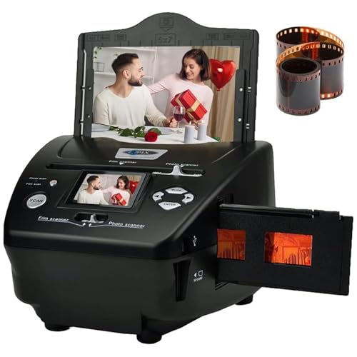 Scanner pour négatifs 35mm et photos 4 en 1 haute résolution 8.1 MP