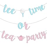 Sursurprise Golf Gender Reveal Decorations, Tee Time or Tea Party Banner Pink Blue for Boy or Girl Golf Baby Shower Gender Reveal Party Supplies