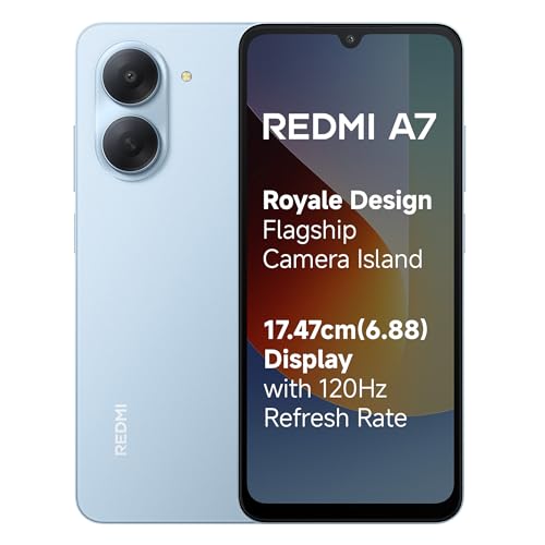 REDMI A7 4G (Sky Blue, 3 GB RAM, 64GB Storage) | Large 17.48cm (6...