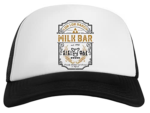 Prodotto in Europa Suzetee Lon Lon Ranch Milk Bar Cappellino Unisex con Snapback da Baseball Bianco