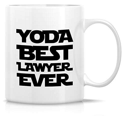 Retreez Funny Mug - Yoda Best Lawyer Ever Attorney 11 Oz Ceramic Coffee