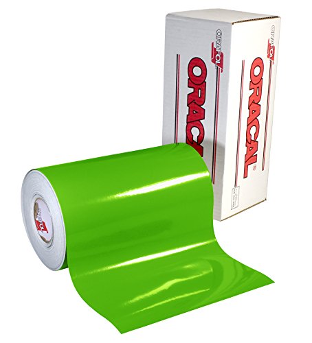 Oracal 651 Vert Limetree brillant film vinyle adhésif permanent rouleau 30,5 cm de largeur
