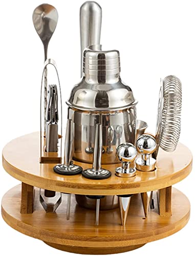 Set para hacer cócteles con soporte giratorio 750 ml miniatura 1