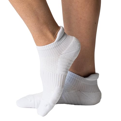 Viasox Ankle Compression Socks for Women & Men, 14 mmHg Support Improves Circulation, Extra Cushioned