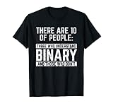 People Understand Binary Math Science Garment