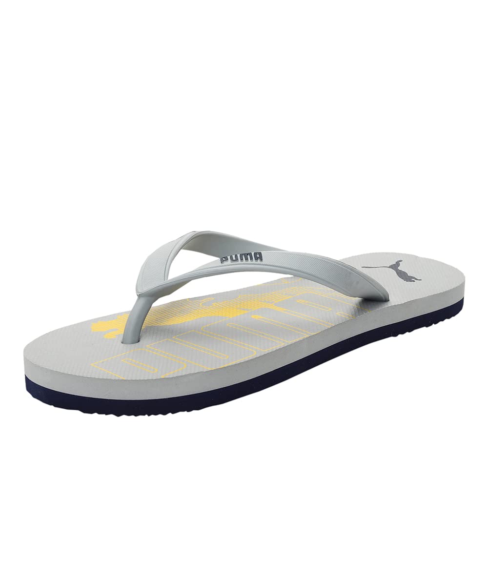 Puma mens Leon V2 QUARRY-PEACOAT-SPECTRA YELLOW Flip-flops - 9 UK (38804202) (B09Y5JDV49) Amazon Price History, Amazon Price Tracker