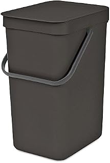 Brabantia 109805 Sort & Go Waste Bin, 12L, Gray