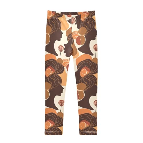 KLL Lollipop Girl Hawaiian Toddler Baby Girl Athletic Leggings Stretch Full Length Lounge Pants Running