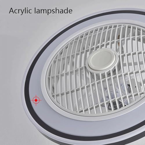 Ventilador de techo invisible con luz para eliminar el calor y el ruido en espacios reducidos 5