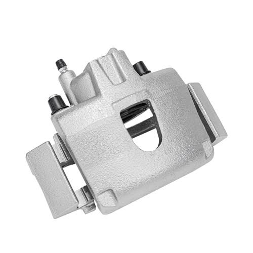 Image of Detroit Axle - 2 Front Brake Calipers for Chrysler Town & Country Voyager | Dodge Grand Caravan Disc Brake Calipers w /Brackets Replacement