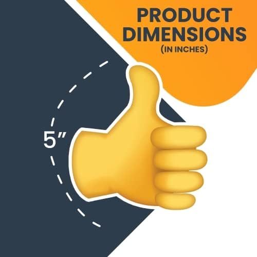 Magnet Me Up Thumbs Up Hand Emoticon Magnet Decal, 5 Inch, Cute Self-Expression Decorative Magnet for Car, Truck, SUV, Or Any Other Magnetic Surface - Image 4