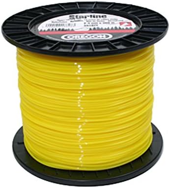 Oregon 90532E - Línea Redonda Hilo de Corte Redondo Amarillo para Hierba Baja - Carrete