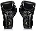 Fairtex Glory Training Gloves - Premium Leather MMA & Boxing Gloves |Handmade in Thailand - Shock-Absorbing Foam Padding | Ideal for Kickboxing, Sparring & Competition (Black-16oz)