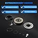 198342 A/C Compressor Clutch Kit fits for 2013-2019 Explorer 3.5L Aftermarket Automotive Parts Automotive Parts Replacement OE 6513151, BB5Z19703C, DG1Z197003A, DG1Z19703B, 29037C