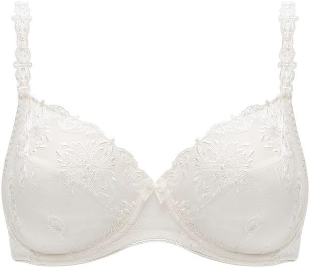 Chantelle Women's Champs Elysees Underwire Full Coverage Unlined Bra 2601, Ivory, 38D