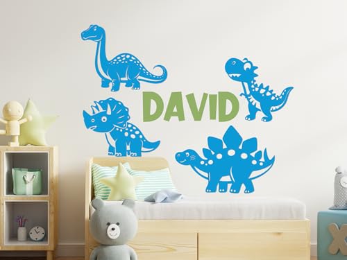 Personalized Baby Dinosaur Wall Decal – Custom Peel and Stick Vinyl Sticker for Nursery, Kids Room, or Playroom – Cute and Removable Dinosaur Decor for Boys and Girls - Image 7