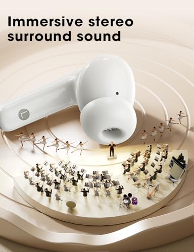 ZZU Wireless Earbuds, 2025 Ear Buds with Big…