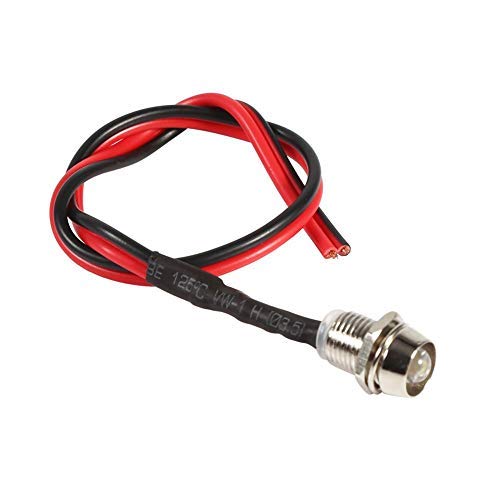 Keenso 4 piezas luz LED de indicador 12V para auto miniatura 4