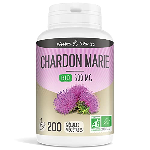 Herbes Et Plantes Chardon Marie Bio, 200 Gélules