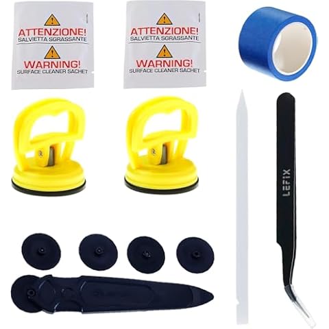 LeFix Opening Removal Tool Kit,Suction Cups,Cutting Wheel,Tweezers,Spudge,Masking Tape,IPA Surface Wipes,for iMac A1418 A1419 A2116 A2115 Year 2012-2024 Cover