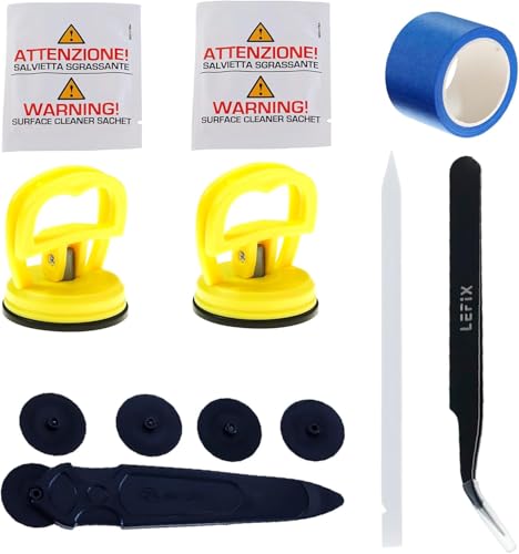 LeFix Opening Removal Tool Kit,Suction Cups,Cutting Wheel,Tweezers,Spudge,Masking Tape,IPA Surface Wipes,for iMac A1418 A1419 A2116 A2115 Year 2012-2024