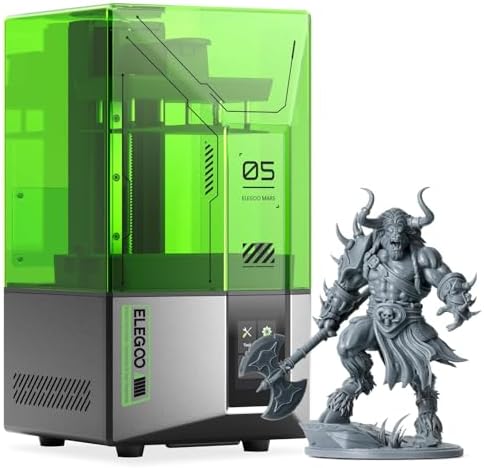 ELEGOO Impressora 3D de Resina Mars 5, Sensor Mecânico Inteligent...