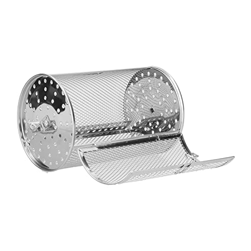 Fryer Basket, High Temperature Resistant Dense Holes Uniform Heating Wide Application Oven Baking Cage for Kitchen for Outdoor Barbecue for Home