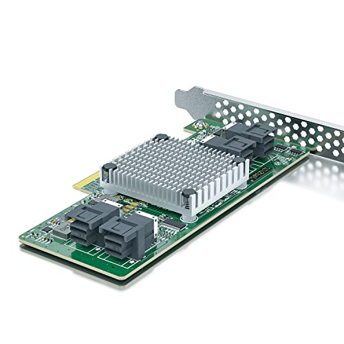 Pcie Switch Adapter For U.2 Ssd (Pex Controller), Pcie X8 To 4 Sas Sff-8643 Connectors #TOP2