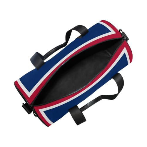 Bolsa de lona unisex con bolsillo interior y estampado de Wyoming 5