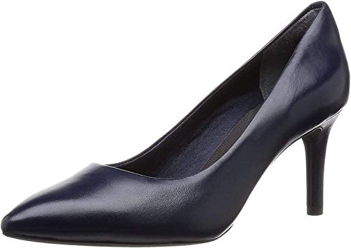 Rockport Total Motion 75mm Pointy Toe Pump, Zapatos de tacón con Punta Cerrada para Mujer, Azul (Deep Ocean Nappa), 39 EU