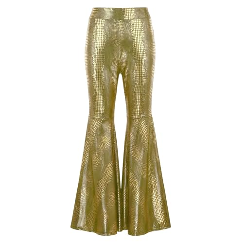 Pantalon décontracté femme coupe bootcut taille haute extensible