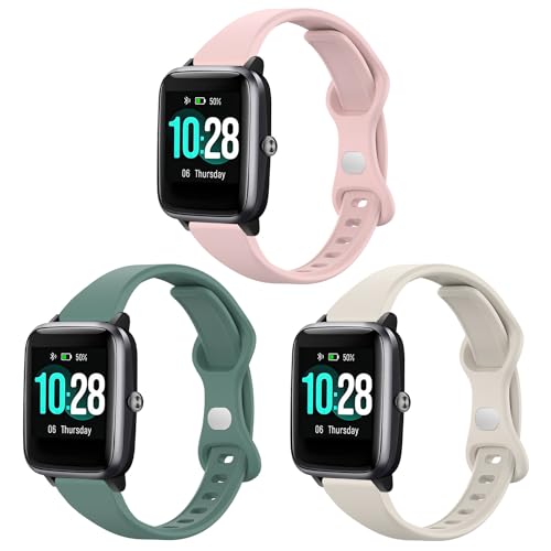 3 Correas Slim para reloj ID205L 19mm silicona miniatura 1