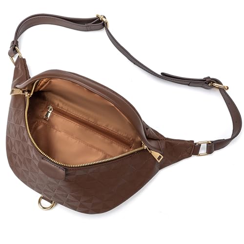 Image of Crossbody Sling Bag for Women & Men | Trendy Checkered, Fanny Pack, Waist Bag, Travel, Festival & Daily Commute