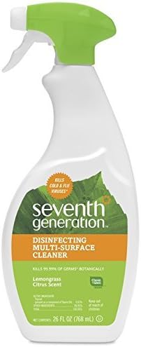 Seventh Generation Botanical Multi-surface Disinfecting Cleaner, Lemongrass Citrus, 26 fl oz (3 pack) - Image 2