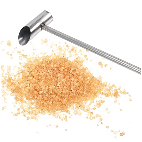 Miniatura 8 de Didiseaon Cuchara Para Azúcar Y Malvaviscos De Acero Inoxidable, Tamaño Estándar, Resistente Al Desgaste, Multifunción Para Suministro De Dulces, Uso Comercial, Color Aleatorio El Mango