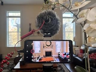 USB C to 3.5mm TRS Microphone Cable for Rode, Movo, Comica, Deity & Other External Mic, Compatible with iPhone 15/16, Samsung Galaxy, LG, Pixel & Android Devices with USB C Port