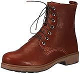 Verschluss: Gummi THINK! Damen COGITA, nachhaltige, Lammfell Schneestiefel, 3010 Kastanie, 38.5 EU