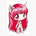 Elfen Lied -Lucy (Chibi) Bumper Sticker Window Water Bottle Decal 5