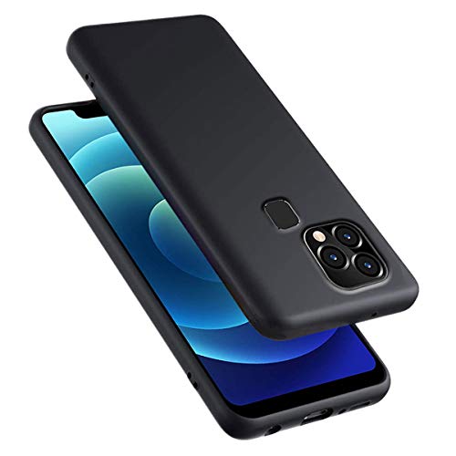 Ydgcmj For Oukitel C22 Case, Black Thin Soft Silicone Shockproof Full Body Protective Bumper, Black Phone Case Cover For Oukitel C22 Case (5.86")- Black #TOP10